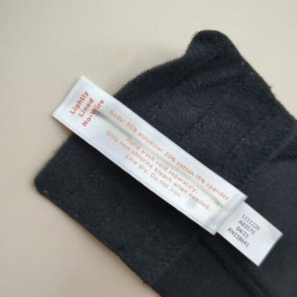 Cacique Lane Bryant Womens Bra Cotton Lightly Lined No Wire Size 42D Black - Picture 8 of 9